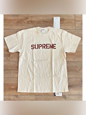 Supreme “Hard” Tee - Natural Brand New